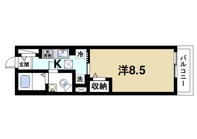 フュルネの間取り