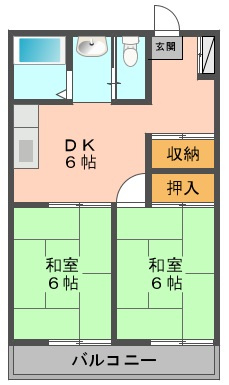 メゾン小岩の間取り