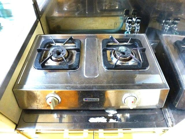 デュオ２４三筋の設備|ガス２口コンロで料理がしやすいです