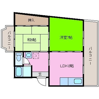【間取り】 | メゾンド・ギャルソンⅠ