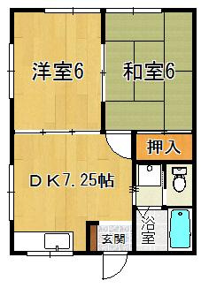クリーンハイツ　C棟の間取り