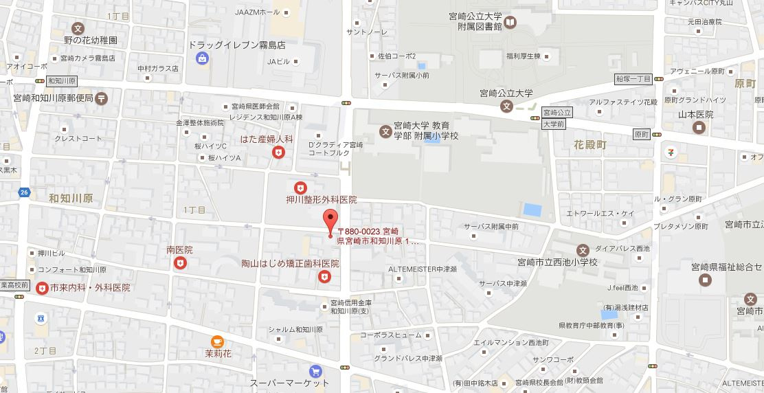 楓壱番館の地図