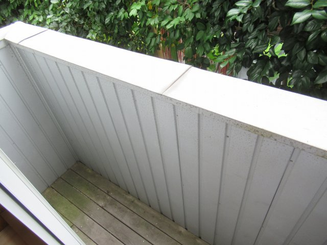 オアシス2のバルコニー