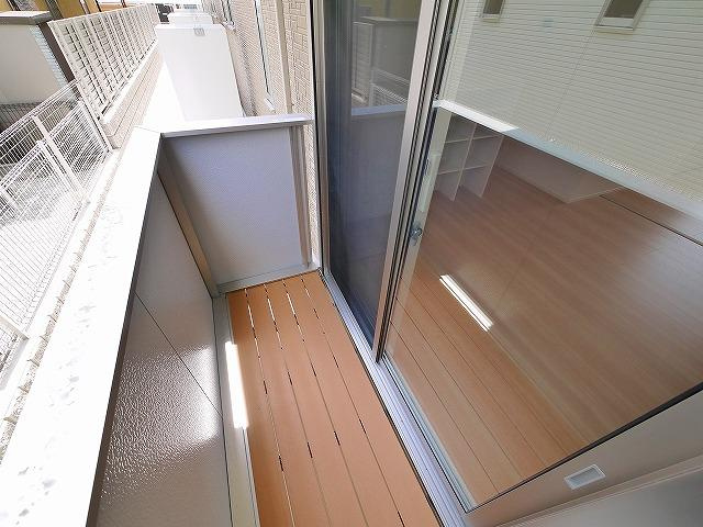 コージーコートB（三笠）のバルコニー|バルコニー付きです