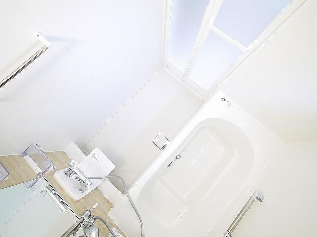 コージーコートB（三笠）の浴室|日々の疲れを癒すお風呂付です