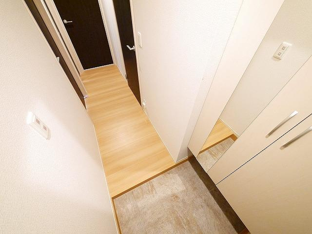 コージーコートB（三笠）の玄関|毎日通る玄関はこちらです