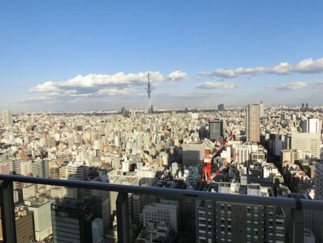 千代田区外神田４丁目の賃貸マンションのバルコニー|眺望