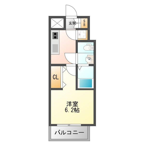 エスリード大阪シティグランツの間取り
