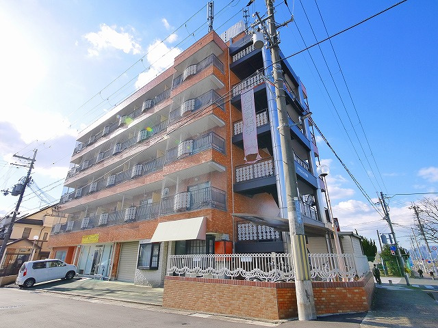 奈良アサカハイツの外観|キレイな外観です。