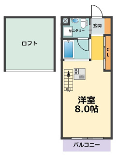 【間取り】 | C4 koshien east　