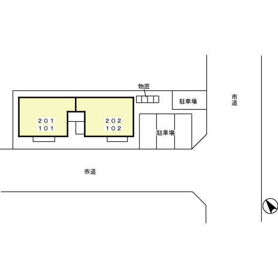 メルヴェイユ　の区画図