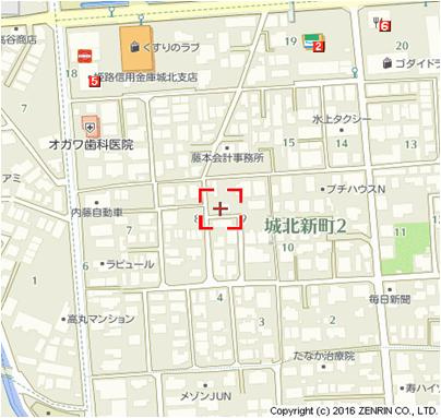 ウィル城北の地図