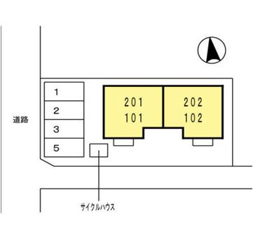 ウィル城北の区画図