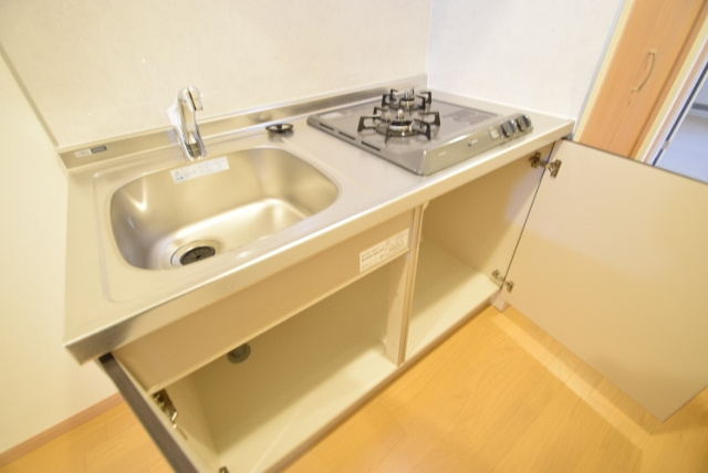 レオ四拾六番館のキッチン|キッチン収納