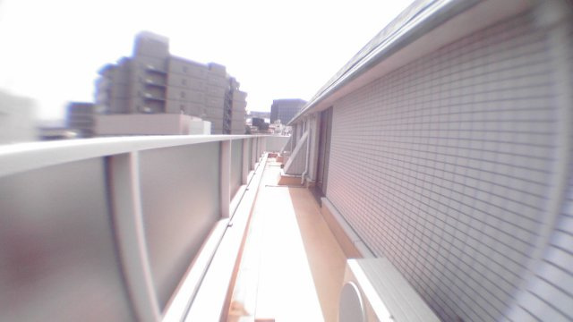 千代田区一番町の賃貸マンションのバルコニー