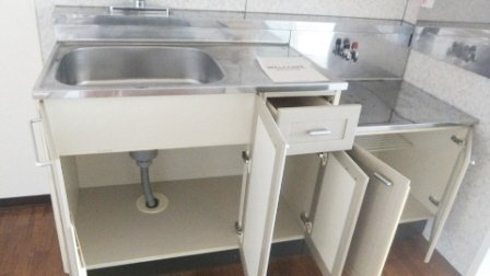 セジュール司の収納|使い勝手の良いキッチンです