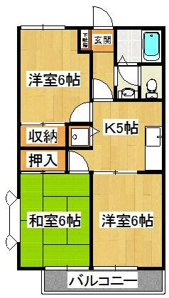 セジュール司の間取り