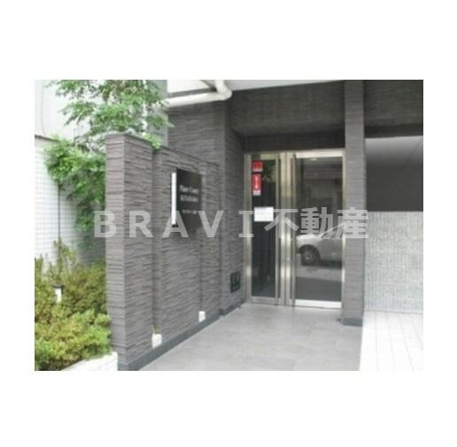 フレアコート北浜　BRAVI不動産のエントランス|【フレアコート北浜】落ち着いたエントランスです