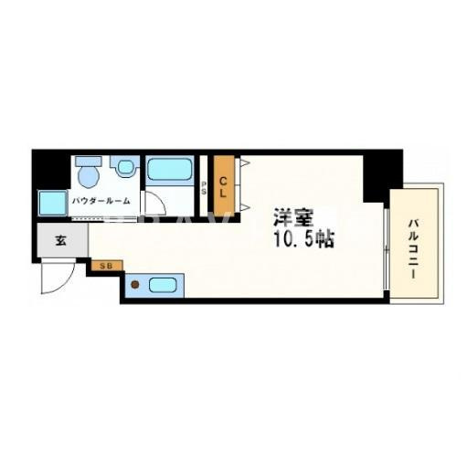 フレアコート北浜の間取り