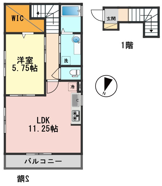 バンビーニの間取り