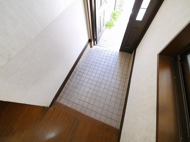 九条戸建のエントランス|玄関スペースです