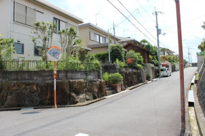 【前面道路含む現地写真】 | 大津市朝日1丁目13-11　売土地