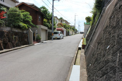 【前面道路含む現地写真】 | 大津市朝日1丁目13-11　売土地