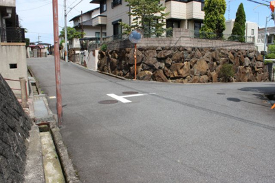 【前面道路含む現地写真】 | 大津市朝日1丁目13-11　売土地