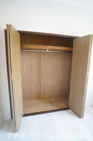 鈴彩館（リンサイカン）の収納|寝室のクローゼットです