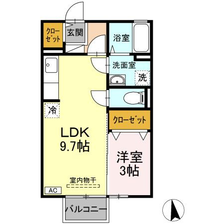 【間取り】 | ハイツあすなろ | 「ハイツあすなろ」