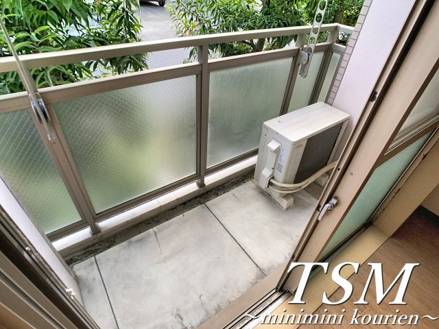 アバンザール香里園のバルコニー