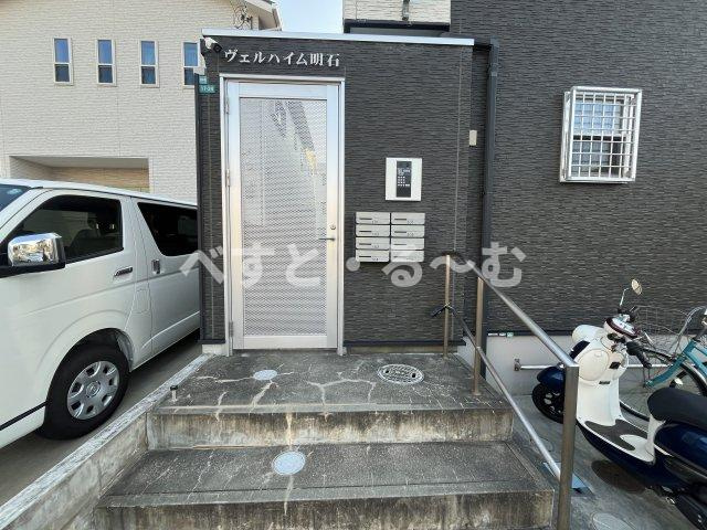 ヴェルハイム明石のエントランス