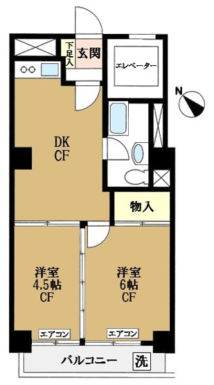 【間取り】 | セントラル第２青山
