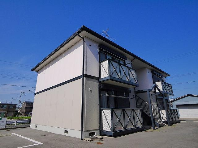 ブリーズ大安寺Aの外観|キレイな外観です。