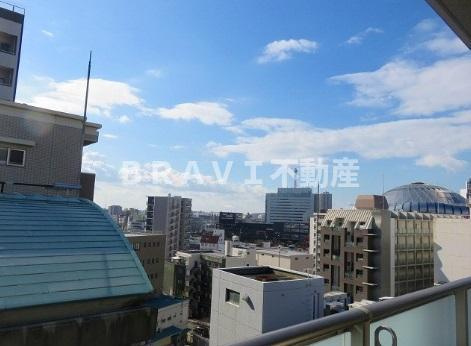 アーバネックス南堀江　BRAVI不動産の展望|【アーバネックス南堀江】眺望です