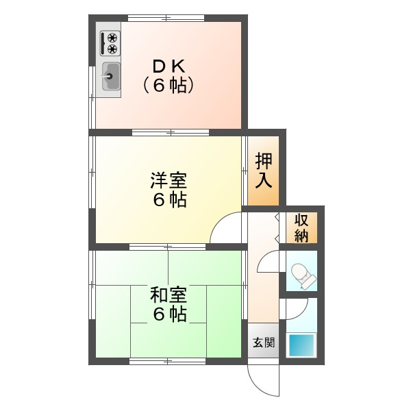 井上ハイツの間取り
