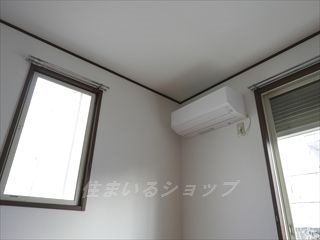 広島市安佐北区口田４丁目のアパートのセキュリティ|防犯シャッターあり・エアコン付きです