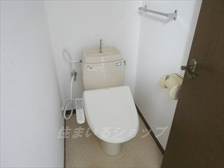 広島市安佐北区口田４丁目のアパートのトイレ|シャワートイレ新品