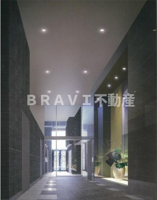 アクアプレイス南堀江　BRAVI不動産のエントランス