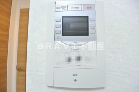 スプランディッド難波　BRAVI不動産のセキュリティ|【スプランディッド難波】モニター付きインターホン