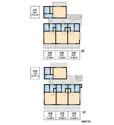 【区画図】 | レオパレスＳＵＮＢＥＡＭ 
