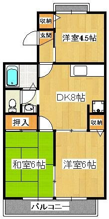 セジュール大柏の間取り