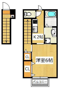 エーデルワイス中山の間取り