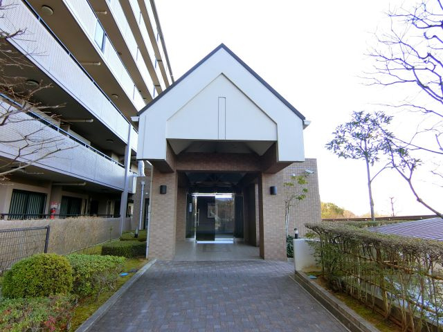 美加の台詩季ヶ丘マンションのエントランス