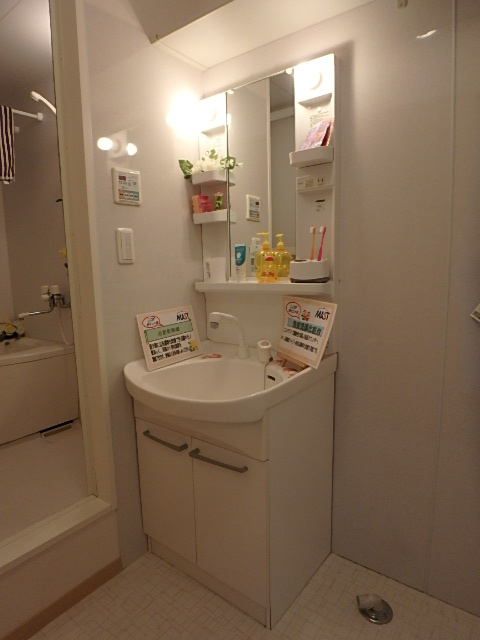 ピアタウンＤ棟の洗面所