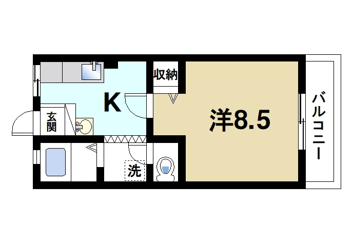 B・Bハイツの間取り|間取り