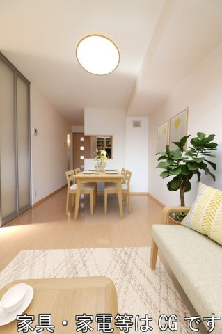 【居間・リビング】 | ハイツあすなろ | 「ハイツあすなろ」家具はイメージです♪