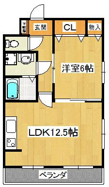 メゾン・ド・レスポワールの間取り