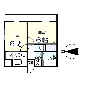 【間取り】 | ツインコート弥生Ａ