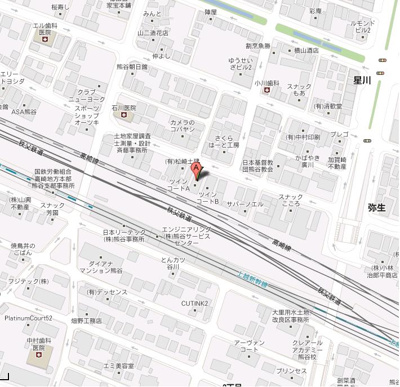 【地図】 | ツインコート弥生Ａ